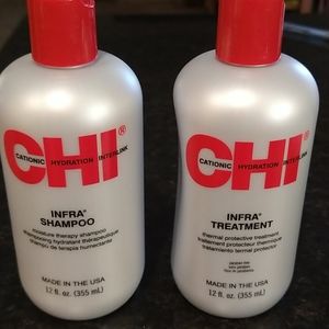 CHI Infra Shampoo & Treatment bundle set lot 12 oz